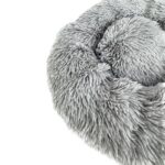 Sazzz Hondenmand Fluffy Lichtgrijs - 52 x 52 x 13 cm