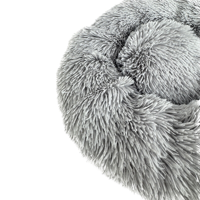 Sazzz Hondenmand Fluffy Lichtgrijs - 52 x 52 x 13 cm