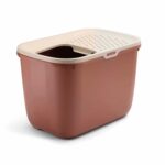 Savic Kattenbak Hop In Champagne Roze / Terracotta - 58,5 x 39 x 39,5 cm