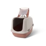 Savic Kattenbak Nestor Jumbo Champagne Roze / Terracotta - 66,5 x 48,5 x 46,5 cm