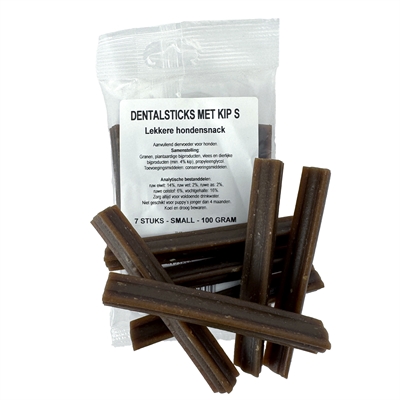 453850.jpg I Am Dental Sticks Met Kip - S 100 g 7 stuks