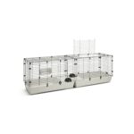 Savic Clubix 200 Knaagdierkooi Zwart / Lichtgrijs - 200 x 50 x 63,5 cm