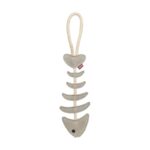 Trixie Visgraat Leer Met Touw - 43 cm