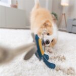 Trixie Monster Leer Met Touw - 47 cm