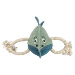 Trixie Vis Leer Met Touw - 28 cm
