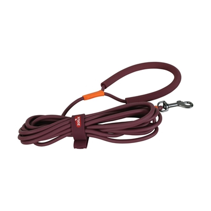 Zolux Bvk Sleeplijn Rond Siliconen Rood - 15 Mtr X 0,6 cm