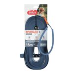 Zolux Bvk Sleeplijn Plat Siliconen Blauw - 15 Mtr X 1,5 cm
