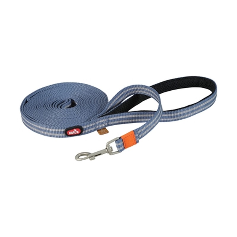 Zolux Bvk Sleeplijn Plat Blauw - 10 Mtr 1,5 cm