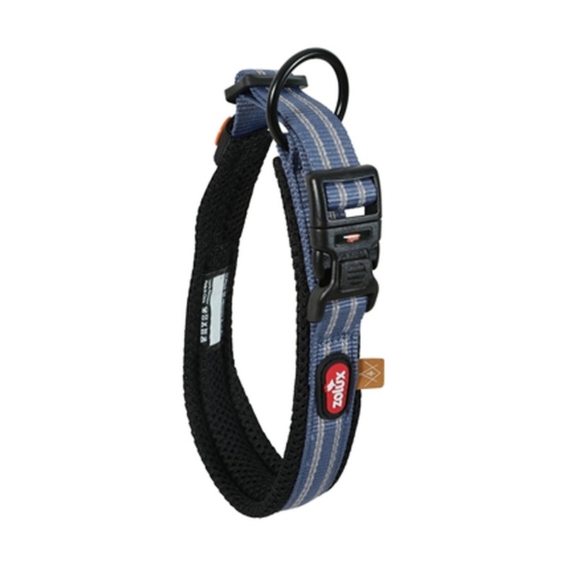 Zolux Bvk Halsband Hond Blauw - L 45-55 cm X 3,5 cm