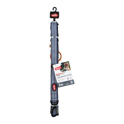 Zolux Bvk Hondenriem Trainingsriem Blauw - 2 Mtr X 3,5 cm