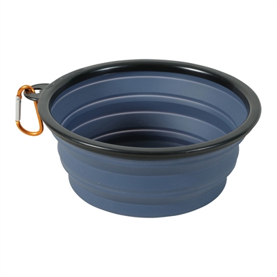 454195.jpg Zolux Bvk Voerbak Opvouwbaar Siliconen Blauw - 17 cm 1 l