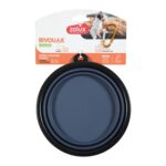 Zolux Bvk Voerbak Opvouwbaar Siliconen Blauw - 17 cm 1 l