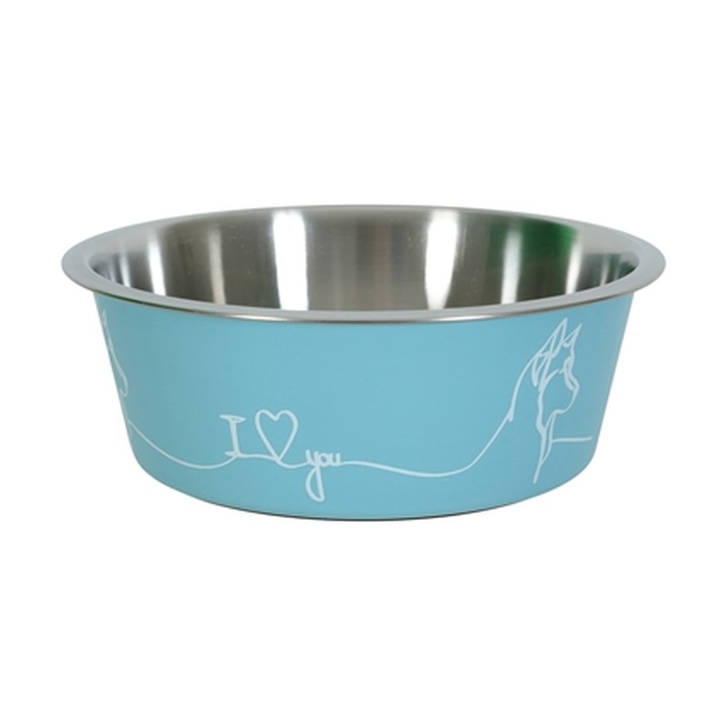 HuisdierXL VDM 454203 image derivative v1 Zolux Love Voerbak Hond Blauw - 17,8 cm 1,2 l