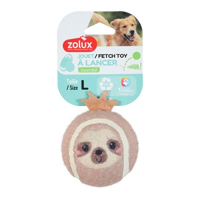 Zolux Tennisbal Luiaard - 7,5 cm