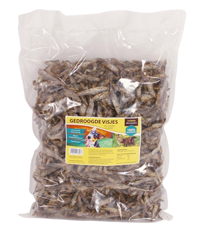454327.jpg Utopia Gedroogde Visjes Hond / Kat - 1 kg