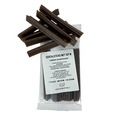 454342.jpg I Am Dental Sticks Met Kip - M 16 x 7 stuks