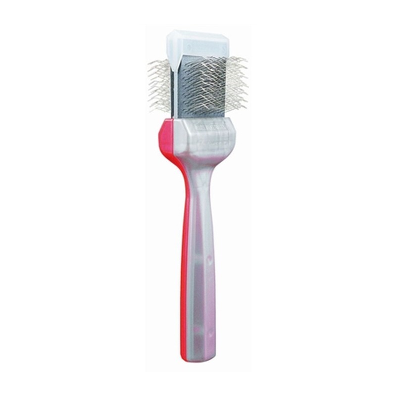 Activet Borstel Undercoater Mat Zapper Rood / Coat Grabber Zilver