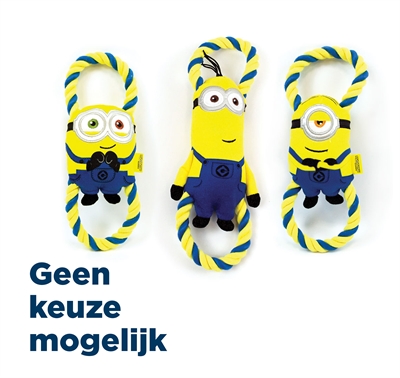 454550.jpg Minions Pluche Bob / Stuart / Kevin Aan Flostouw - 28 cm