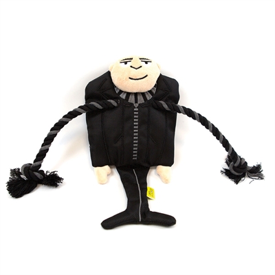 Minions Pluche Gru Met Sjaal En Flostouw - 28 x 15 x 4 cm