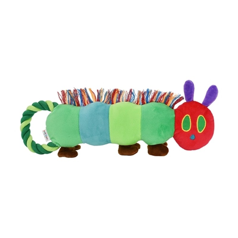 Eric Carle Pluche Rupsje Nooit Genoeg Trek Flostouw - 41 cm