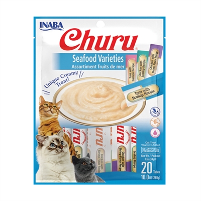 Inaba Churu Multipack Tuna & Seafood - 20 x 14 g