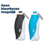 Trixie Drinkfles Met Bakje Siliconen Assorti - 550 ml