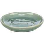 Trixie Voerbak Kat Katrelief Keramiek Blauw - 14,5 cm 150 ml