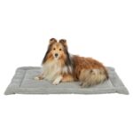 Trixie Ligmat Jonna Ribfluweel Grijs - 110 x 75 cm