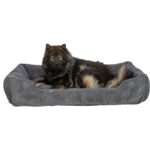 Trixie Hondenmand Jonna Vital Ribstof Donkergrijs - 120 x 80 cm