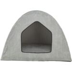 Trixie Hondenmand Tent Jonna Vital Ribstof Lichtgrijs - 75 x 55 x 55 cm