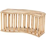 Trixie Hooiruif Met Deksel Hout Gevlamd - 37 x 13 x 19 cm