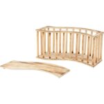 Trixie Hooiruif Met Deksel Hout Gevlamd - 37 x 13 x 19 cm