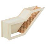 Trixie Observatiebox Muis / Hamster Met Tunnel Onbehandeld Hout - 36 x 17 cm