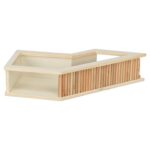 Trixie Observatiebox Muis / Hamster Met Tunnel Onbehandeld Hout - 36 x 17 cm