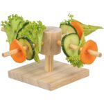 Trixie Voer Draaimolen Onbehandeld Hout - 22 x 22 x 8 cm