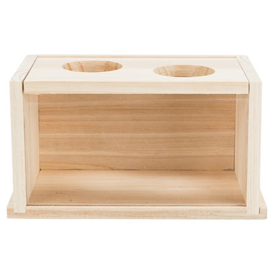 Trixie Zandbad Hamster / Gerbil Onbehandeld Hout - 28 x 15 x 15 cm