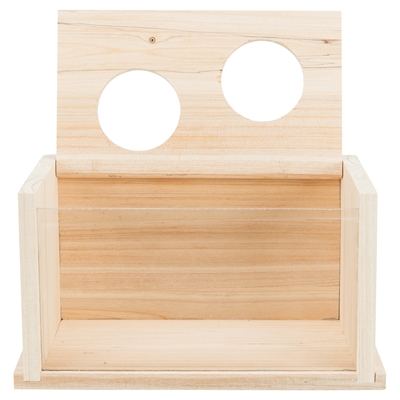 Trixie Zandbad Hamster / Gerbil Onbehandeld Hout - 28 x 15 x 15 cm