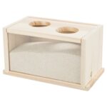 Trixie Zandbad Hamster / Gerbil Onbehandeld Hout - 28 x 15 x 15 cm