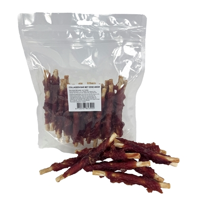 454863.jpg I Am Twisted Stick Collageen Bar Met Eend - 400 g