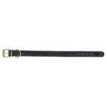 Trixie Halsband Hond Pure Leer Zwart - Xs 25-31 x 2,5 cm