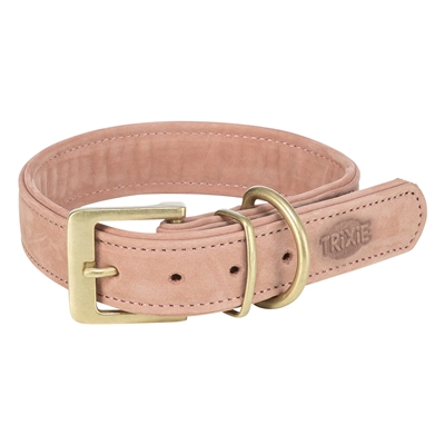 Trixie Halsband Hond Pure Leer Roze - Xs 25-31 x 2,5 cm
