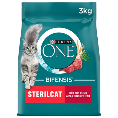 455085.jpg Purina One Sterilcat Rund / Tarwe - 3 kg