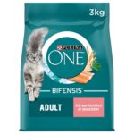 Purina One Adult Zalm / Volkoren Granen - 3 kg