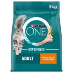 Purina One Adult Kip / Volkoren Granen - 3 kg