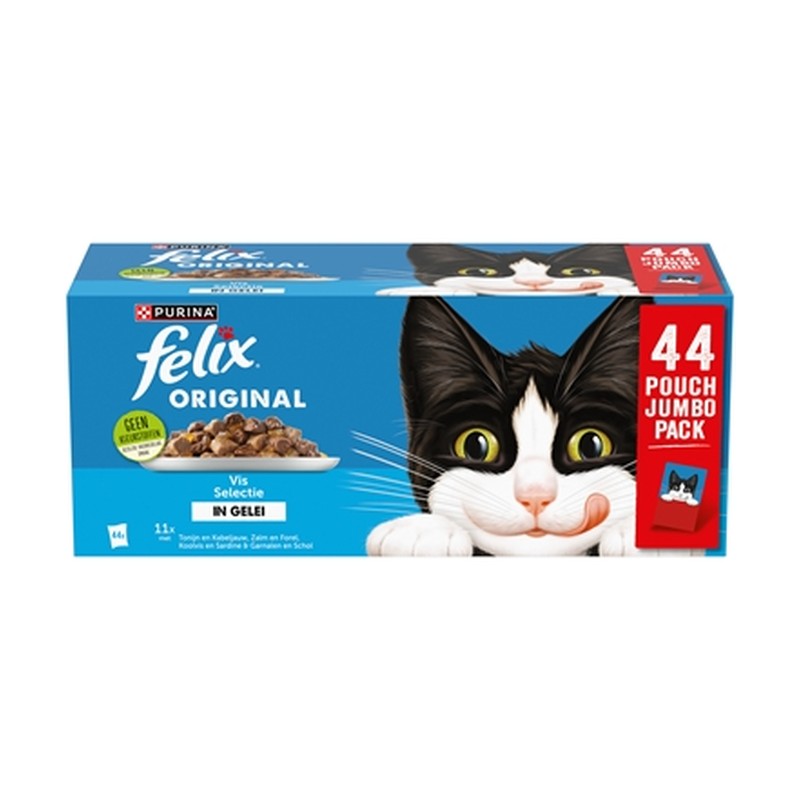 Felix Original Vis Selectie In Gelei - 44 x 85 g
