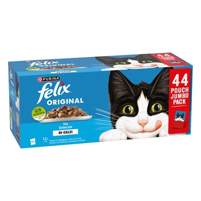 Felix Original Vis Selectie In Gelei - 44 x 85 g