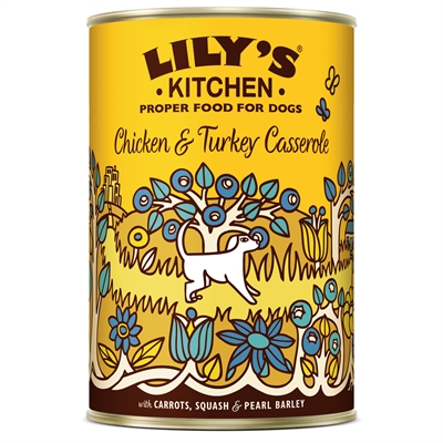 Lily'S Kitchen Dog Chicken / Turkey Casserole - 6 x 400 g
