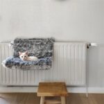 Croci Radiatorhangmat Gemeleerd Zwart - 47 x 30 x 25 cm