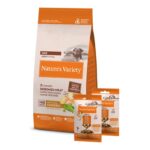 Natures Variety Adult Mini Chicken Graanvrij + 2 Freeze Dried Toppers - 1,5 kg + 2 x 120 g