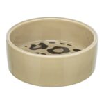 Trixie Voerbak / Drinkbak Leo Kat Keramiek Panterprint Assorti - 300 ml 12 cm